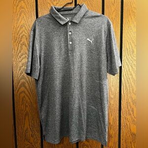 Puma Men's Charcoal Polo Shirt